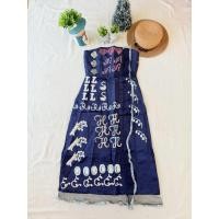 ราคา ใหม่ มือหนึ่ง งานป้าย poonyisa เดรสเกาะอก สีกรมท่า (52104009909)