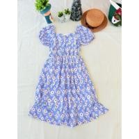 ราคา ใหม่ มือหนึ่ง งานป้าย Nicha เดรสลายดอก สีม่วง แขนตุ๊กตา (51004640838)