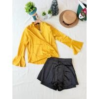 ราคา ใหม่ มือหนึ่ง งานป้าย Poonyisa ชุดเซต ผ้าซาติน มันเงาสวยๆ (47404544252)