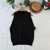 ราคา ส่งต่อ มือสอง เสื้อกั๊กไหมพรม สีดำ ผ่าข้าง (42927926170)