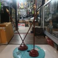 ราคา เสาธง แท่น ธงตั้งโต๊ะ ธงเดี่ยว ธงไขว้ เสา ฐาน เสาขนาด เส้นผ่านศูนย์กลาง 7 5cm สูง 35cm ไรท์สาระกับครูแว่น Tec40store (25942952926)