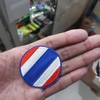 ราคา Tec40 VELCRO PATCH THAILAND ไทย อาร์มตีนตุ๊กแก ธงชาติ วงกลม SIZE 50x50mm Tec40store ไรท์สาระกับครูแว่น (40512200865)