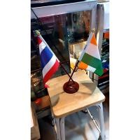 ราคา ธงไทย ธงอินเดีย ไทย อินเดีย THAILAND INDIA ธงนานาชาติ ธงตั้งโต๊ะแบบไขว้ ขนาด 14 20cm (19491224842)