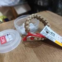 ราคา MC2THAILAND กำไลข้อมือ กำไล COBRA KNOT Bracelet Paracord Aluminum Alloy S Eye MODEL M05 01 (29304886415)