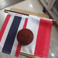 ราคา ธงไทย ไทย อินโดนีเซีย THAILAND INDONESIA ธงนานาชาติ ธงตั้งโต๊ะ ธงไขว้ ขนาด 14 20cm Tec40store ไรท์สาระกับครูแว่น (26903249185)