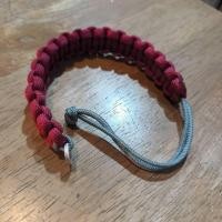 ราคา MC2THAILAND กำไลข้อมือ กำไล COBRA CORE GREY Bracelet Paracord Model 01 Aluminum S Eye Made in THAILAND (26055432250)