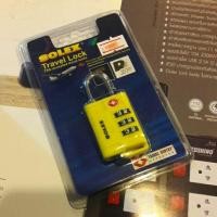 ราคา กุญแจรหัส SOLEX Travel Lock TSA accepted travel locks by ครูแว่น frogmangear (1871724188)