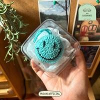 ราคา พร้อมส่ง HA04 MOON HANDMADE ที่ห้อยกระเป๋าไหมพรม รูปยิ้ม (26952187935)