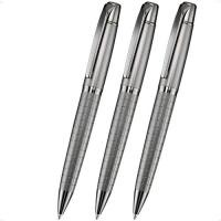ราคา ปากกาลูกลื่น 3 แพ็คปากกาสีดําปากกาจํานวนมากปากกาโลหะสําหรับ Journaling ของขวัญธุรกิจผู้ชายแอร์โฮสเตส 1 0 มม Medium Point Nice ปากกา (28694026623)