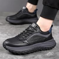 ราคา ของแท้หนังผู้ชายรองเท้าพ่อสไตล์ใหม่หนาSoledรองเท้าลําลองBreathableกลางแจ้งวิ่งรองเท้าผู้ชายกีฬารองเท้าOxford Lace Upรองเท้าบางสายรองเท้า (57253666904)