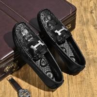 ราคา ของแท้หนัง Peas รองเท้า Lazy British Casual รองเท้าหนังผู้ชาย (50353046015)