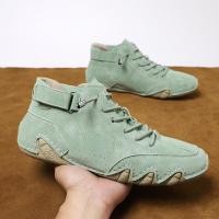 ราคา Martin Boots High Top Men Plus Size 50 รองเท้าบูทสั้นลําลอง (49953070720)