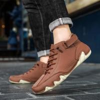 ราคา ของแท้หนัง High Top Martin BOOTS PLUS กํามะหยี่ผู้ชายผู้หญิง PLUS ขนาดกลางแจ้งรองเท้าสั้น (46703070376)