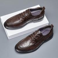 ราคา รองเท้าหนังลําลองอย่างเป็นทางการผู้ชายหนังแท้แฮนด์เมดสไตล์อังกฤษ (45202962017)