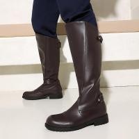 ราคา ฤดูใบไม้ร่วงฤดูหนาวรูปแบบใหม่ผู้ชายขนาดใหญ่สูงอัศวินรองเท้าหนังรองเท้าขี่ม้ารองเท้า (45152476080)