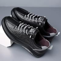 ราคา สินค้าใหม่ผู้ชายหนังแท้รองเท้าผ้าใบลําลองแฟชั่นOxford Lace Upรองเท้า (46902955586)