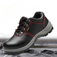 ราคา รองเท้าป้องกันแรงงานผู้ชายฉนวนกันความร้อน Shaping Head Anti smashing Anti piercing ของแท้หนัง Solid Sole รองเท้าทํางาน (43227448256)