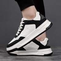 ราคา รองเท้าผ้าใบผู้ชายใหม่แฟชั่นเวอร์ชั่นเกาหลีหนาSoledสีจับคู่รองเท้าผ้าใบผู้ชายAll (41227171540)