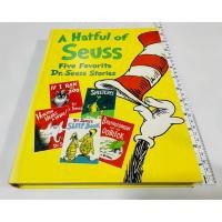 ราคา มือสอง ตำหนิปก มุมไม่สวยด้านในสภาพดี ปกแข็ง รวมนิทานเด็กภาษาอังกฤษ Dr Seuss รวม 5 เรื่องในเล่ม A Hatful of Seuss 380 บาท (46304775132)