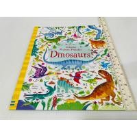 ราคา สภาพดี หนังสือเกมค้นหาและจับคู่ภาพ Look and Find Usborne Picture Puzzles Dinosaurs 80 บาท (46000697208)
