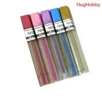 ราคา ขายเหมา 5 ชิ้น มือ2 ยังไม่ใช้งาน งานเก่าญี่ปุ่นยุค 90s ไส้ดินสอกดสี Pentel Metallic CH213 1 3mm เครื่องเขียนวินเทจ (41228238655)