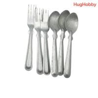 ราคา ขายเหมา 6 คัน มือ2 งานเก่าไทย ชุดช้อนส้อม อลูมิเนียม ขนาด 17 5cm (45755372232)