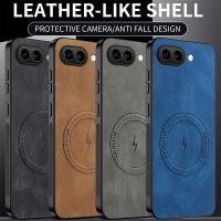 ราคา สําหรับ Google Pixel 9a ฝาหลังผิวรู้สึกกันกระแทกแม่เหล็กซองหนัง PU (57150646001)