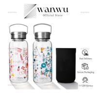 ราคา 1000มิลลิลิตรกราฟฟิตีแก้วขวดน้ําใสขวดเดินทางกับชา ใส่ แบบพกพาความจุขนาดใหญ่ขวดเครื่องดื่มกีฬา (54150110042)