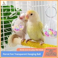 ราคา แก้วกีดบนของเล่น บรรเทาเสียง ของเล่นกแขวนลูกบอล ลูกปัดที่มีสีสัน ของเล่นกแขวนลูกบอลโปร่งใส จี้กรงนก อุปกรณ์เสริมกรงนก (26377698609)