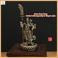 ราคา ตู้ปลาปั้น Guan Yu พิพิธภัณฑ์สัตว์น้ำประติมากรรมตกแต่งเครื่องประดับ ภูมิทัศน์ขนาดเล็กบอนไซตกแต่งเครื่องประดับ ทองแดงบริสุทธิ์สามมิติ Guan Gong โลตัสด้านล่างเครื่องประดับ Guan Gong เทวรูปชิ้นส่วนทองแดง