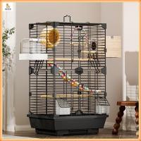 ราคา กรงนก กรงนกแก้ว กรงนกโลหะขนาดใหญ่เต็มรูปแบบ หนังเสือนกแก้วกระเป๋ากรงนก พับนกกรงวิลล่า (24691162049)