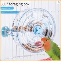 ราคา กล่องให้อาหารแบบหมุนสำหรับนกแก้ว ขนาดกลางนกแทะตัวเองของเล่น Hi เครื่องป้อนนกแก้ว เครื่องป้อนนกแก้ว อุปกรณ์เสริมสำหรับกรงนก (24097240286)