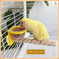 ราคา อุปกรณ์สำหรับกรงนก ที่วางลูกบอลอาหารลูกแก้วสำหรับเล่นสนุก ถ้วยอาหารนก ถาดอาหารนกแก้วขนาดเล็ก ที่วางไม้ ชามอาหารนกแก้ว ที่วางกรงนก (44954170815)