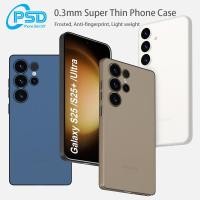 ราคา Psd 0 3 มม Ultra Thin Micro Matte Translucent Hard PP สําหรับ Samsung S25 Ultra S25 S25 Plus S24 Ultra S23U Samsung Frosted กรณีป้องกันลายนิ้วมือป้องกันรอยขีดข่วน (27276774444)