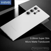 ราคา SAMSUNG X Level Ultra Thin Slimโปร่งใสFrostedสําหรับSamsung S26 Ultra S25 Ultra S24 Ultra S24 Galaxy S23 UltraS23 S23 ฝาครอบป้องกันรอยขีดข่วน (22820828344)