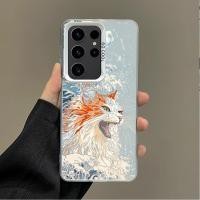 ราคา สําหรับ Samsung S26 Ultra S25 Ultra S24 Ultra S25FE S23 Ultra Lucky Cat of Kanagawa Micro Matte Hard เคสโทรศัพท์ A56 A17S24 S23 FE S22U S20FE S21 Anti Shock Samsung Cover (56653941820)