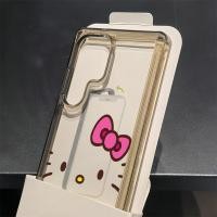 ราคา Samsung S25 Ultra S25FE S24 Ultra S24 FE A56 A26 A55 Hello Kitty Cinnamoroll Hard โปร่งใสสําหรับ Samsung S23 Ultra S22 S21 S20 A16 A15 A72 กันกระแทก Samsung Cover (42669920678)