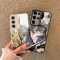 ราคา Demon Slayer Zenitsu Inosuke Micro Matte Hard เคสโทรศัพท์สําหรับ Samsung S26 Ultra S25 Ultra S24 Ultra S25FE S23 Ultra A56 A17S24 S23 FE S22U S20FE S21 Anti Shock Samsung Cover (43177368960)