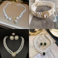 ราคา สร้อยคอมุกสั้นแบบวินเทจพร้อมโซ่กระดูกไหปลาร้า (55155290095)