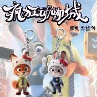 ราคา Crazy Zoo สินค้า Judy Nick การ์ตูนน่ารักอะคริลิคกระเป๋านักเรียนพวงกุญแจจี้ของขวัญคู่ (28344049869)