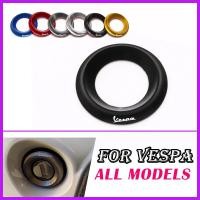 ราคา สำหรับ Vespa Sprint Primavera 150 300 GTS300 GTS GTV LX PX Super Sport ฝาครอบกุญแจสตาร์ทรถจักรยานยนต์ CNC สวิตช์กุญแจตกแต่งวงแหวนฝาครอบการ์ด (40908740411)