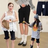 ราคา ส่งด่วน กางเกงสกินนี่สามส่วนขาระบาย 8804 ทรงสวย ใส่เเล้วดูแพงเก็บหุ่นดีสุดๆ (41167478317)