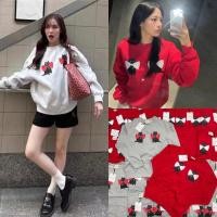 ราคา ส่งด่วน Valen Cats SWEATSHIRT เสื้อสเวตเตอร์ ดีเทลสกรีนลายน้องแมว (48104481749)