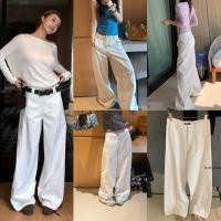 ราคา ส่งด่วน ? ? ? ? 8097 กางเกงยีนส์ขายาว ทรงขากระบอก มีกระเป๋าด้านข้าง งานซิปหน้า (50753136428)