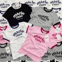 ราคา ส่งด่วน VALEN marie t shirt เสื้อยืด งานสกรีนลายแบรนด์ (50254466818)
