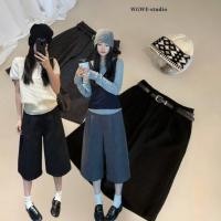 ราคา ส่งด่วน ? ? ? ? 7936 กางเกงขาสามส่วนทรงเท่ มาพร้อมเข็มขัด มีกระเป๋าข้าง เนื้อผ้านุ่ม (46303334704)