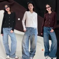 ราคา ส่งด่วน Peals Cardigan เสื้อคลุมไหมพรมคาดิแกน ดีเทลงานกระดุมเปลือกหอย (54753588758)