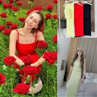 ราคา ส่งแมส Glam Clothes set 2 pcs ชุดเซทไหมพรม เทกเจอร์ผ้าร่อง กระโปรงเอวยางยางยืดรอบตัว (25612802164)