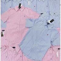 ราคา RL Polo stripe Shirt เสื้อเชิ้ตลายทาง งานปักโลโก้ที่อก สวยเรียบหรู (41102753222)