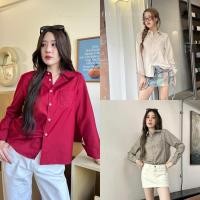 ราคา LW shirt เสื้อเชื้ต งานจึ้งสวยมากกก ดีเทลอกแต่งกระเป๋าปักโลโก้แบรนด์ (24536575332)